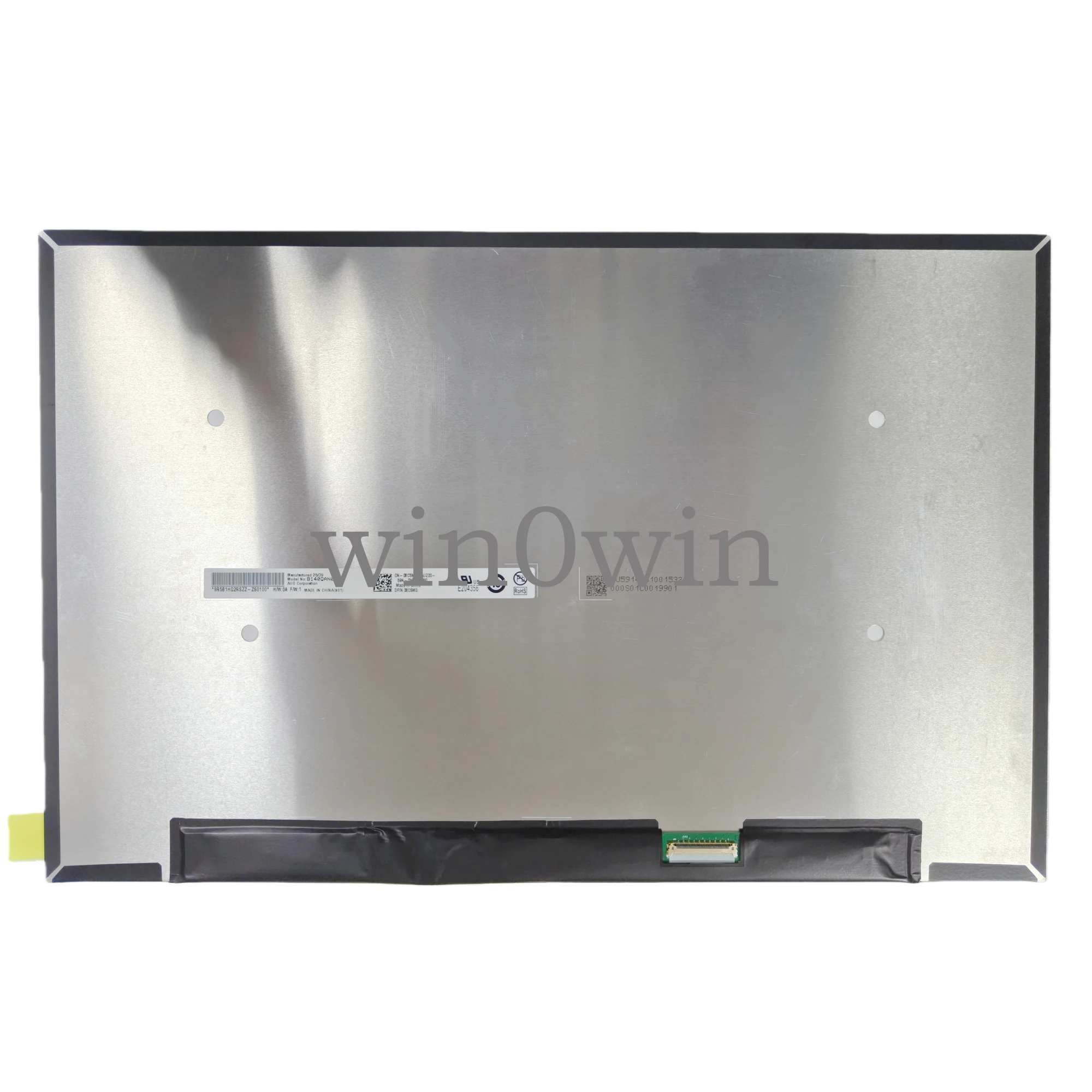B140QAN09.H 14-дюймовый ЖК-экран для ноутбука 2560X1600, 100% sRGB, 40 контактов
B140QAN09.H 14-дюймовый ЖК-экран для ноутбука 2560X1600, 100% sRGB, 40 контактов