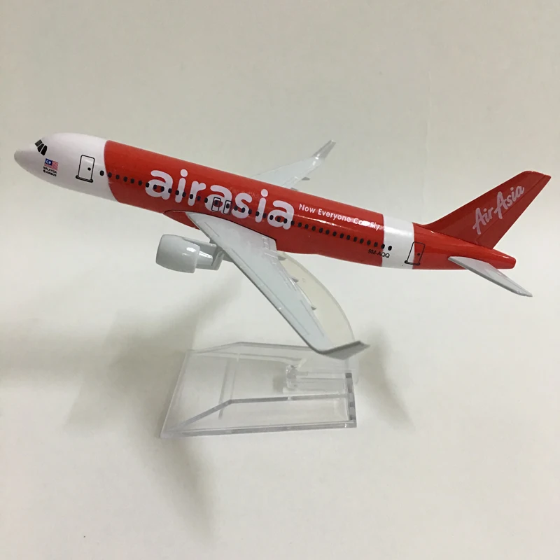JASON TUTU 16cm Air Asia Plane Airplane Model Aircraft Model Diecast Metal 1/400 Scale Planes
JASON TUTU 16cm Air Asia Plane Airplane Model Aircraft Model Diecast Metal 1/400 Scale Planes