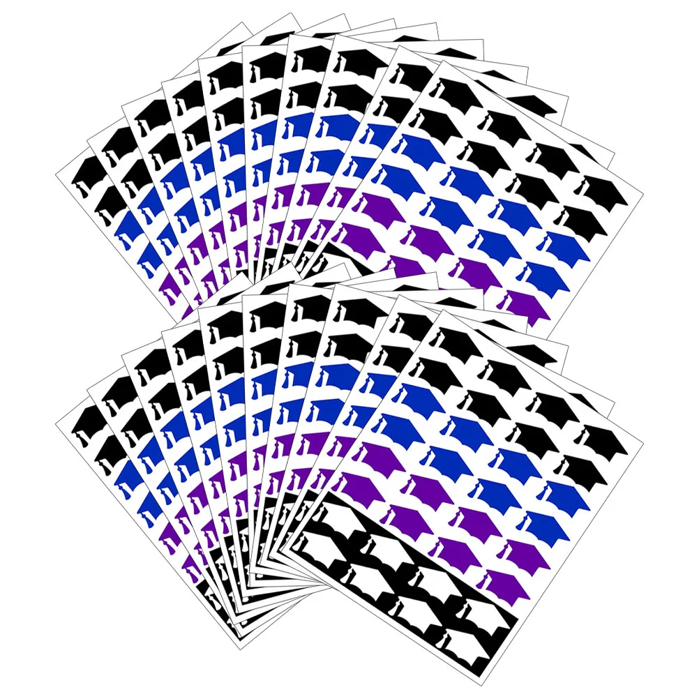 20 Sheets 32 Labels per Sheet Graduation Cap Stickers Coated Paper Self Adhesive for Gifts Scrapbook Envelopes Party Decorations
20 Sheets 32 Labels per Sheet Graduation Cap Stickers Coated Paper Self Adhesive for Gifts Scrapbook Envelopes Party Decorations