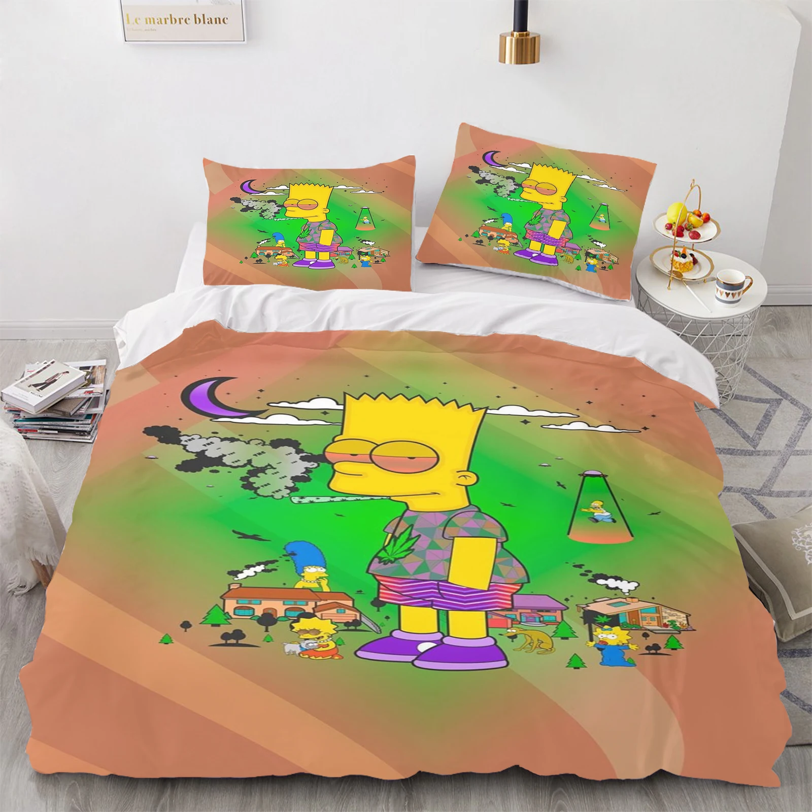 Пододеяльник Simpsons для детей и взрослых, набор из 3 предметов, пододеяльник из 100% полиэстера
Пододеяльник Simpsons для детей и взрослых, набор из 3 предметов, пододеяльник из 100% полиэстера