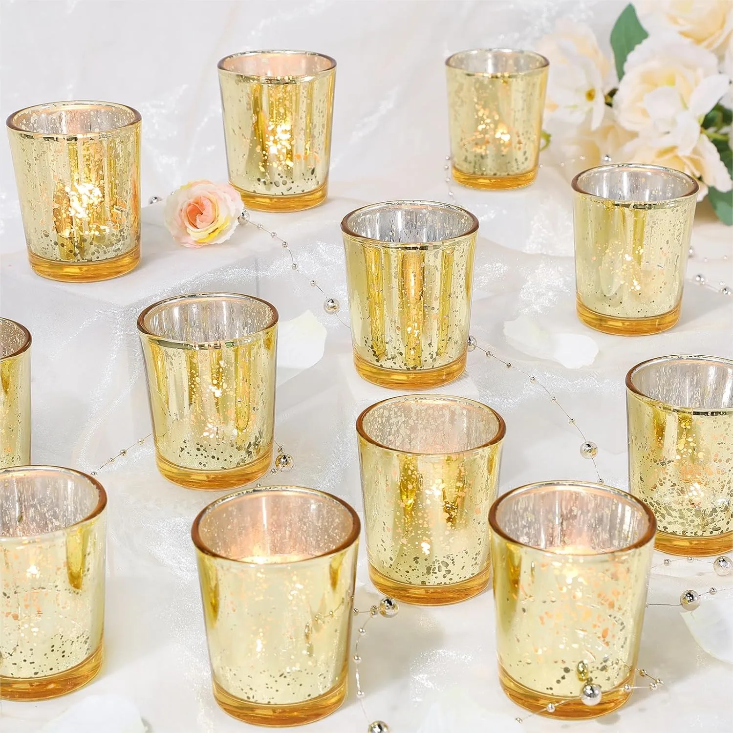 Gold Votive Candle Holders Set Of 24 For Wedding Centerpiece Table Decorations Speckled Mercury Glass Tealight Candle Holder For Party Bridal Shower Home Decor
Gold Votive Candle Holders Set Of 24 For Wedding Centerpiece Table Decorations Speckled Mercury Glass Tealight Candle Holder For Party Bridal Shower Home Decor