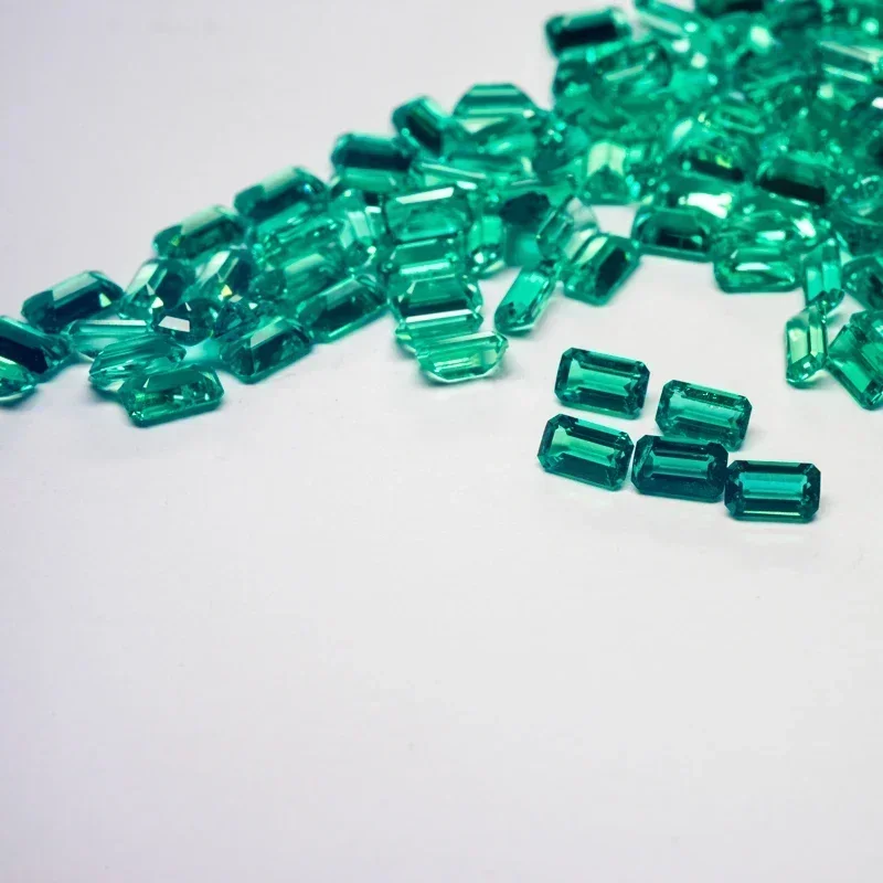 Lab Grown Emerald Rectangle Shape Hydrothermal Columbia Emerald Selectable AGL Certificate For Jewelry Making for jewel making
Lab Grown Emerald Rectangle Shape Hydrothermal Columbia Emerald Selectable AGL Certificate For Jewelry Making for jewel making