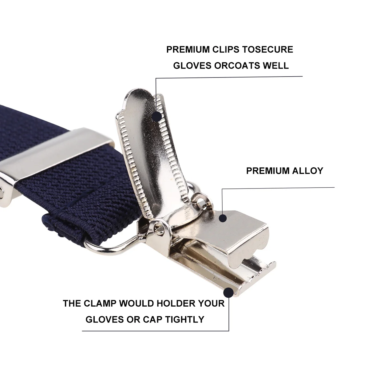 2Pcs Glove Clip Holder Wear-Resistant Corrosion-Resistant Outdoor Winter Dark Blue Glove Clip Gloves Holder Hat Hanger
2Pcs Glove Clip Holder Wear-Resistant Corrosion-Resistant Outdoor Winter Dark Blue Glove Clip Gloves Holder Hat Hanger