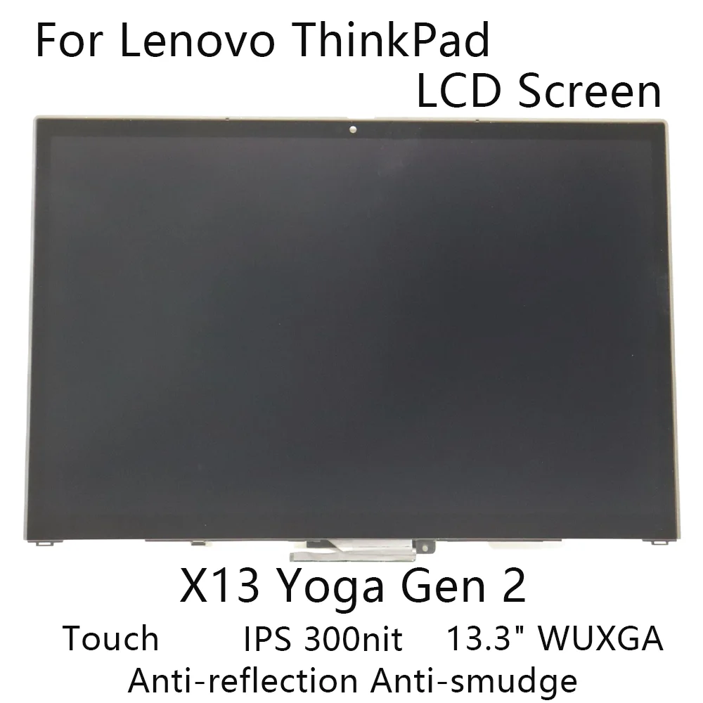13.3" WUXGA New ThinkPad X13 Yoga Gen 2 LCD Screen Touch Anti-reflection Anti-smudge IPS 300nit 5M11J10301 5M11C87779 5M11C87780
13.3" WUXGA New ThinkPad X13 Yoga Gen 2 LCD Screen Touch Anti-reflection Anti-smudge IPS 300nit 5M11J10301 5M11C87779 5M11C87780