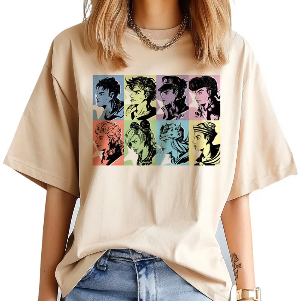 Jojo Bizarre Adventure Steel Ball Run tshirt girl 2000s Comfortable Psychedelic Colorful t-shirt Digital Pop Culture Comfortable
Jojo Bizarre Adventure Steel Ball Run tshirt girl 2000s Comfortable Psychedelic Colorful t-shirt Digital Pop Culture Comfortable