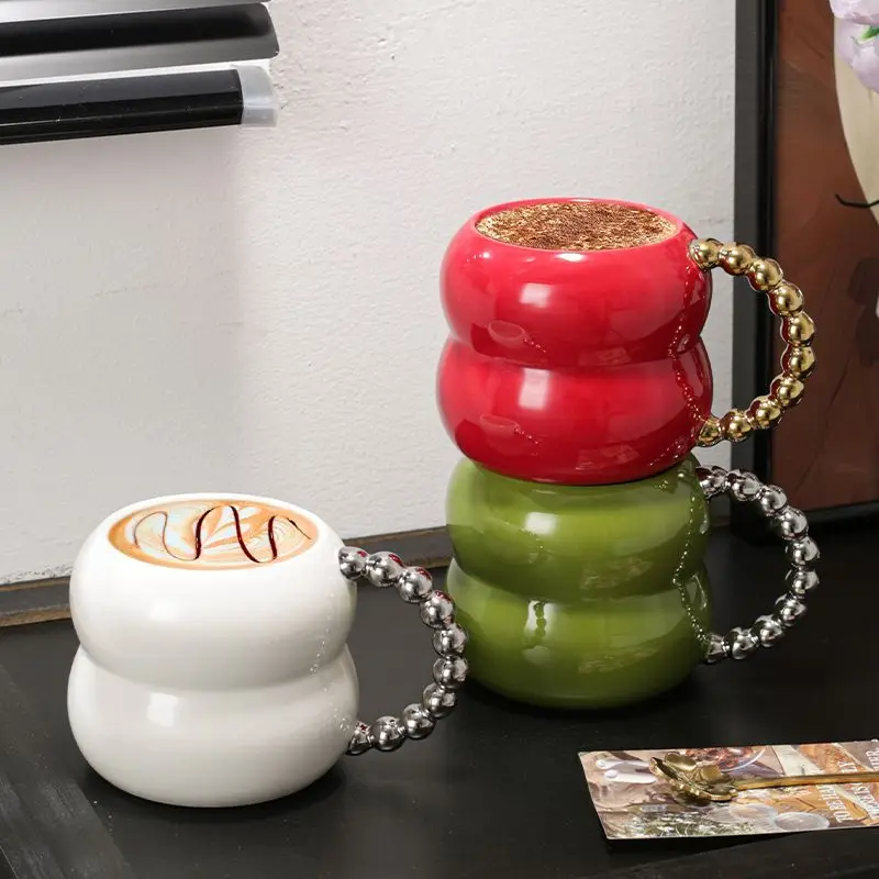 Ceramic Pearl Water Cup,Electroplated Light Luxury Mug,400ml Coffee Cups Milk Teacup High Value Personalized Gift Drinkware
Ceramic Pearl Water Cup,Electroplated Light Luxury Mug,400ml Coffee Cups Milk Teacup High Value Personalized Gift Drinkware