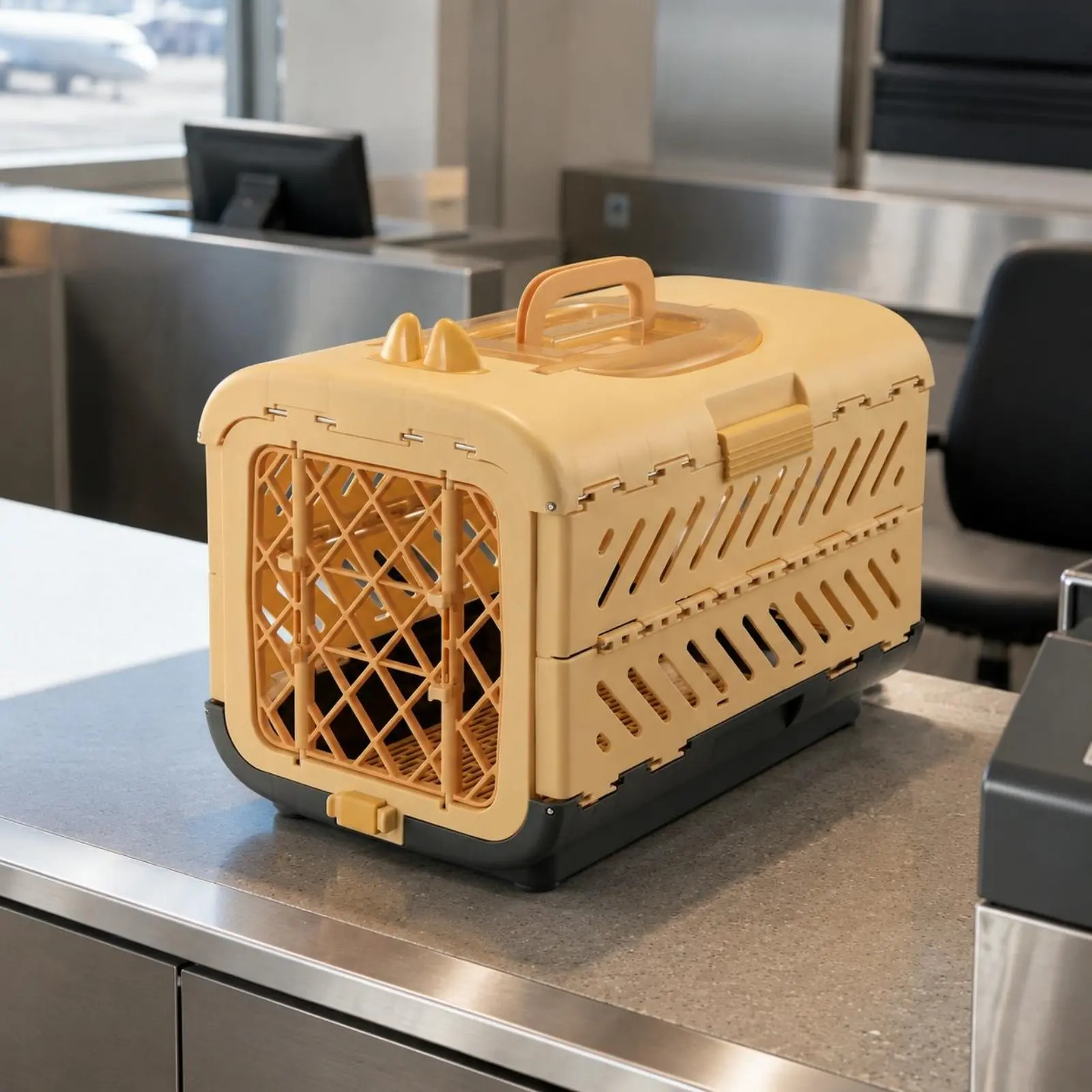 Airline Approved Pet Carrier Lightweight Foldable Pet Carrier IATA Compliant Scratch Resistant for Air Travel Travel
Airline Approved Pet Carrier Lightweight Foldable Pet Carrier IATA Compliant Scratch Resistant for Air Travel Travel