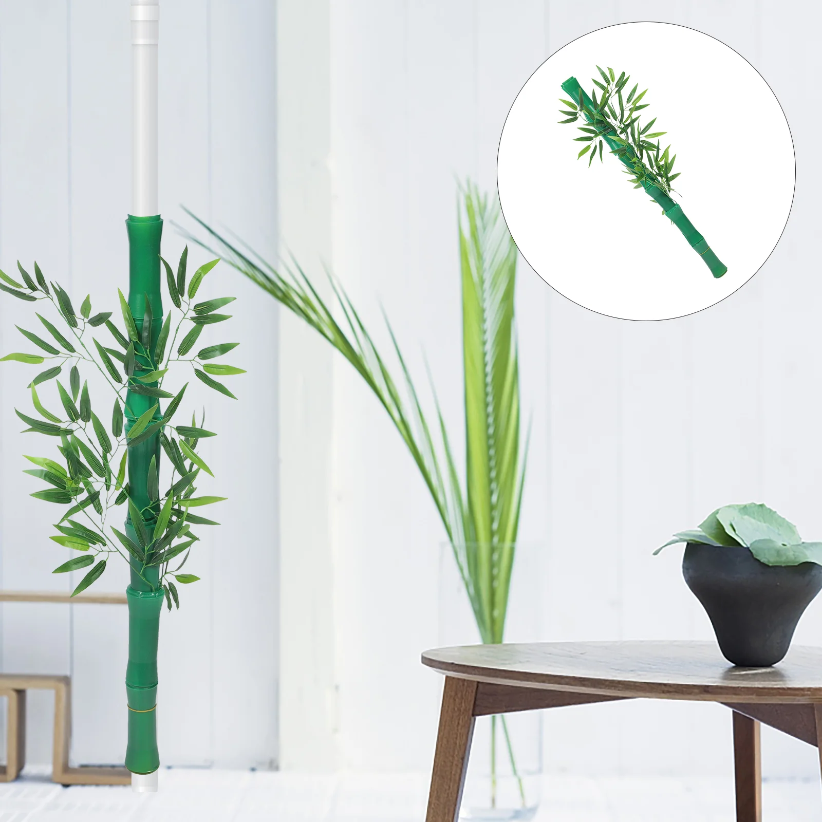 Kitchen Bamboo Sleeve Artificial Artificial Bamboo Tubes Green Leaves Plastic Sewer Hose Decor Sewer Pipe Decor Tubes
Kitchen Bamboo Sleeve Artificial Artificial Bamboo Tubes Green Leaves Plastic Sewer Hose Decor Sewer Pipe Decor Tubes