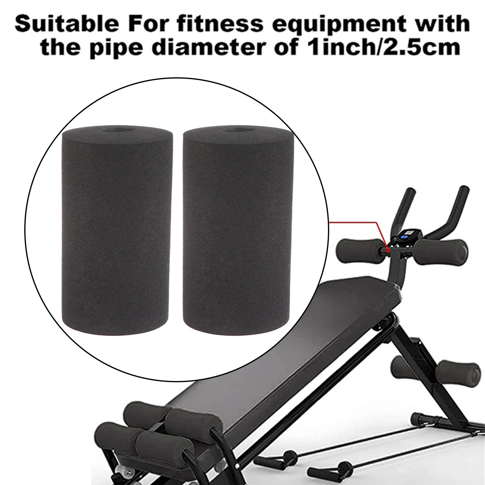 Set of 2 Replacement Foot Foam For Pads for Leg Extension Rollers Fits For Weight Benches and Tubular Gym Workout Machines
Set of 2 Replacement Foot Foam For Pads for Leg Extension Rollers Fits For Weight Benches and Tubular Gym Workout Machines