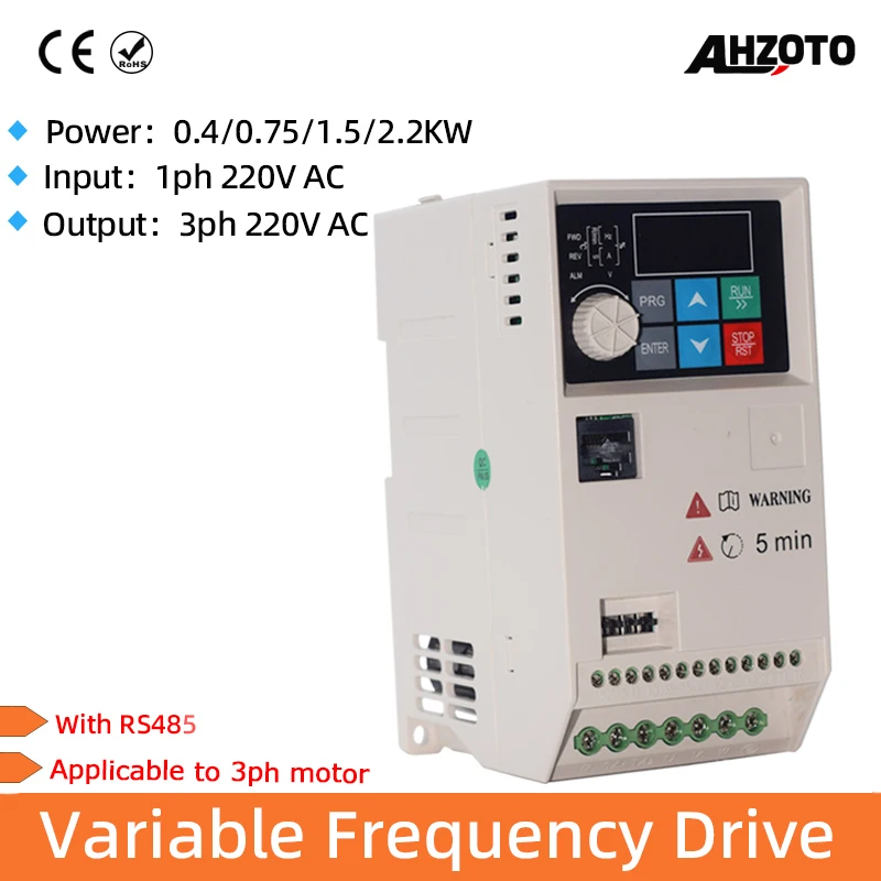 VFD 0,4 кВт 0,75 кВт 1,5 кВт 2,2 кВт Преобразователь частоты от 1PH до 3PH 220 В Подходит для трехфазных двигателей Преобразователь частоты Привод переменного тока
VFD 0,4 кВт 0,75 кВт 1,5 кВт 2,2 кВт Преобразователь частоты от 1PH до 3PH 220 В Подходит для трехфазных двигателей Преобразователь частоты Привод переменного тока