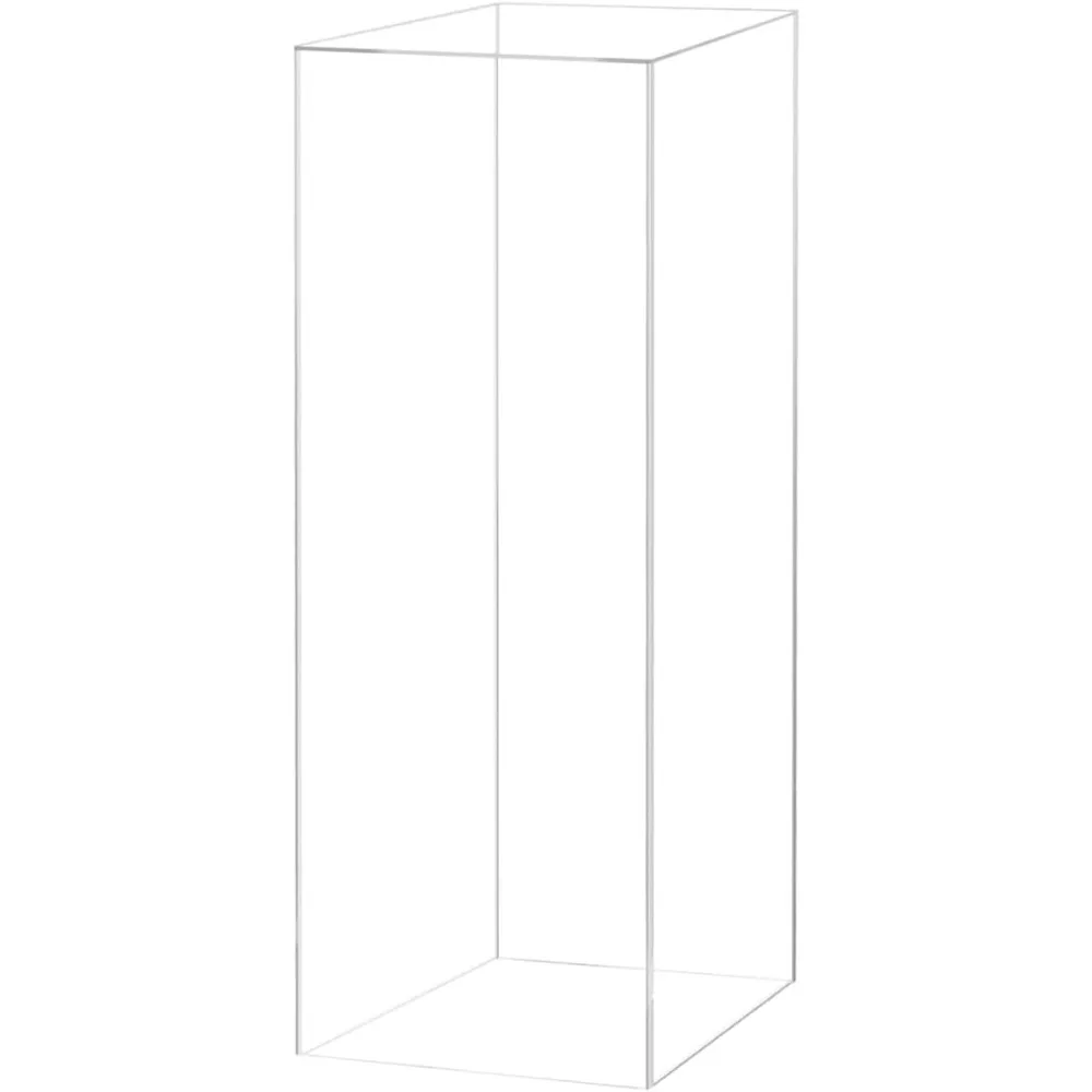 Acrylic Pedestal Display 12" x 12” x 42” Tall Box Riser No Lid Vertical Rectangle Column Clear 5 Sided Showcase PedestalTower
Acrylic Pedestal Display 12" x 12” x 42” Tall Box Riser No Lid Vertical Rectangle Column Clear 5 Sided Showcase PedestalTower