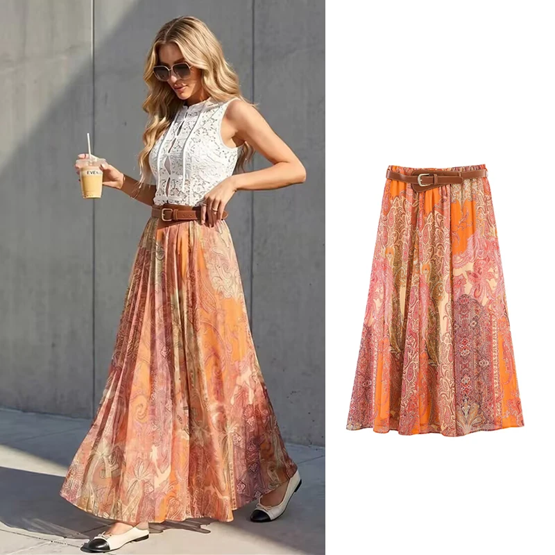 Women's New Summer Skirts 2026 Fashion High Waist Print Elegant Women's Long Skirts Chic Youth Street Holiday Unique Skirts
Women's New Summer Skirts 2026 Fashion High Waist Print Elegant Women's Long Skirts Chic Youth Street Holiday Unique Skirts