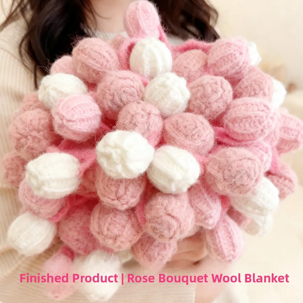 Rose Bouquet Shawl Blanket Gradient Wool High End Birthday Valentine's Day Gift for Girlfriend Best Friend
Rose Bouquet Shawl Blanket Gradient Wool High End Birthday Valentine's Day Gift for Girlfriend Best Friend