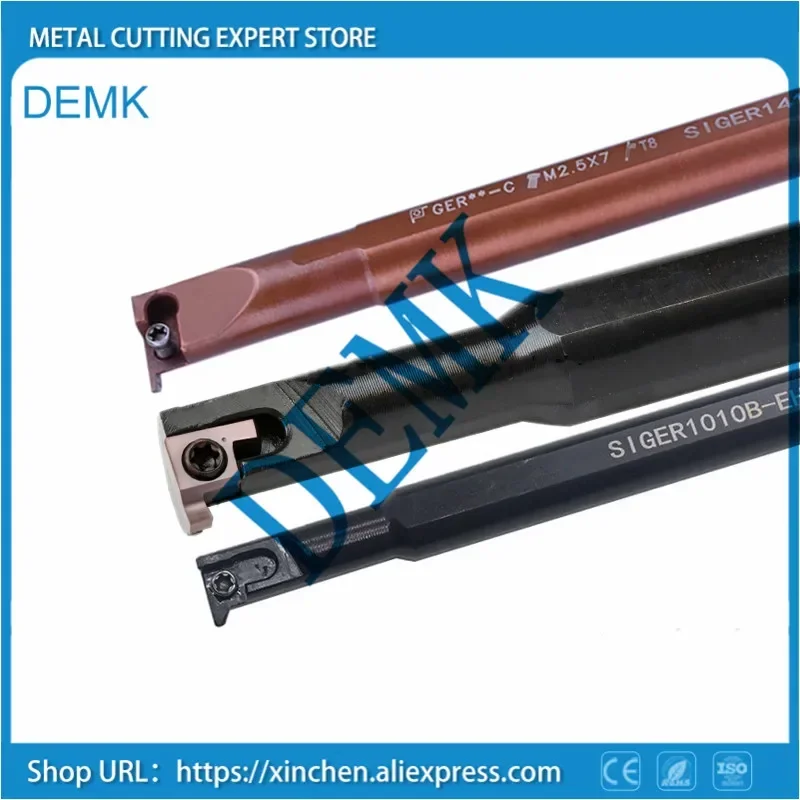 SIGER SIGER0808A 1010B 1212B 1412C CNC Internal Grooving Small Hole Lathe Tool Holder, for GER100 150 200 -A -B Mechanical Lathe
SIGER SIGER0808A 1010B 1212B 1412C CNC Internal Grooving Small Hole Lathe Tool Holder, for GER100 150 200 -A -B Mechanical Lathe