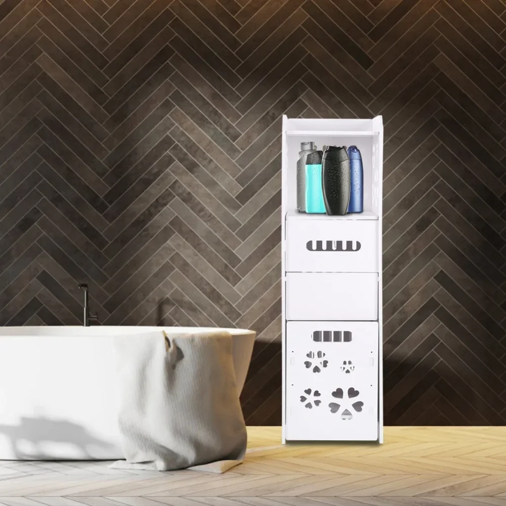 Cabinet Wood Plastic Board Corrosion Resistant Waterproof 3 Layer Bathroom Shelf Cabinet, Bathroom Cabinet
Cabinet Wood Plastic Board Corrosion Resistant Waterproof 3 Layer Bathroom Shelf Cabinet, Bathroom Cabinet