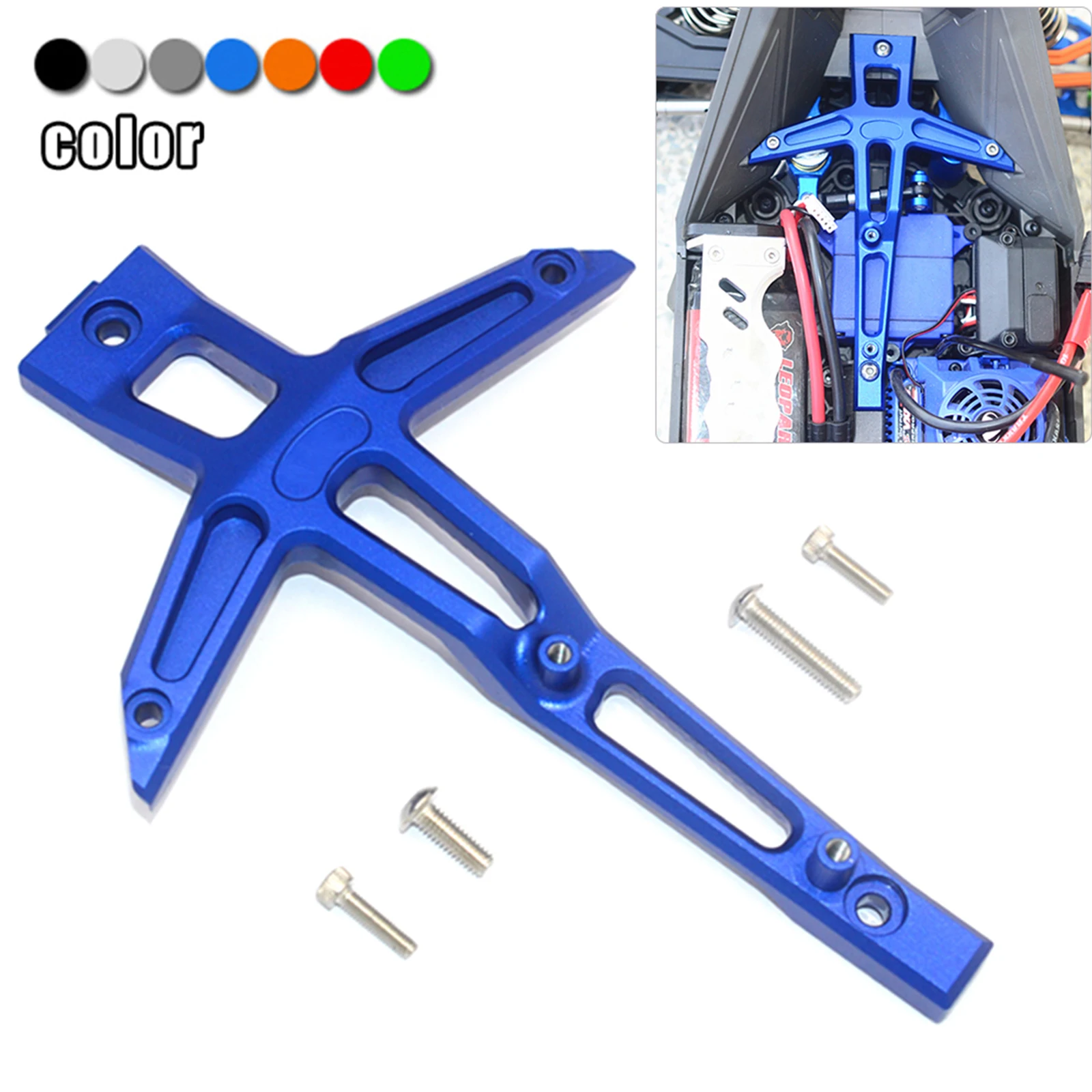 RC for TRAXXAS 1/8 6S Maxx Slash 1/10 MAXX MONSTER TRUCK-89076-4 aluminum alloy front steering fixed pressure plate TXMS048C
RC for TRAXXAS 1/8 6S Maxx Slash 1/10 MAXX MONSTER TRUCK-89076-4 aluminum alloy front steering fixed pressure plate TXMS048C