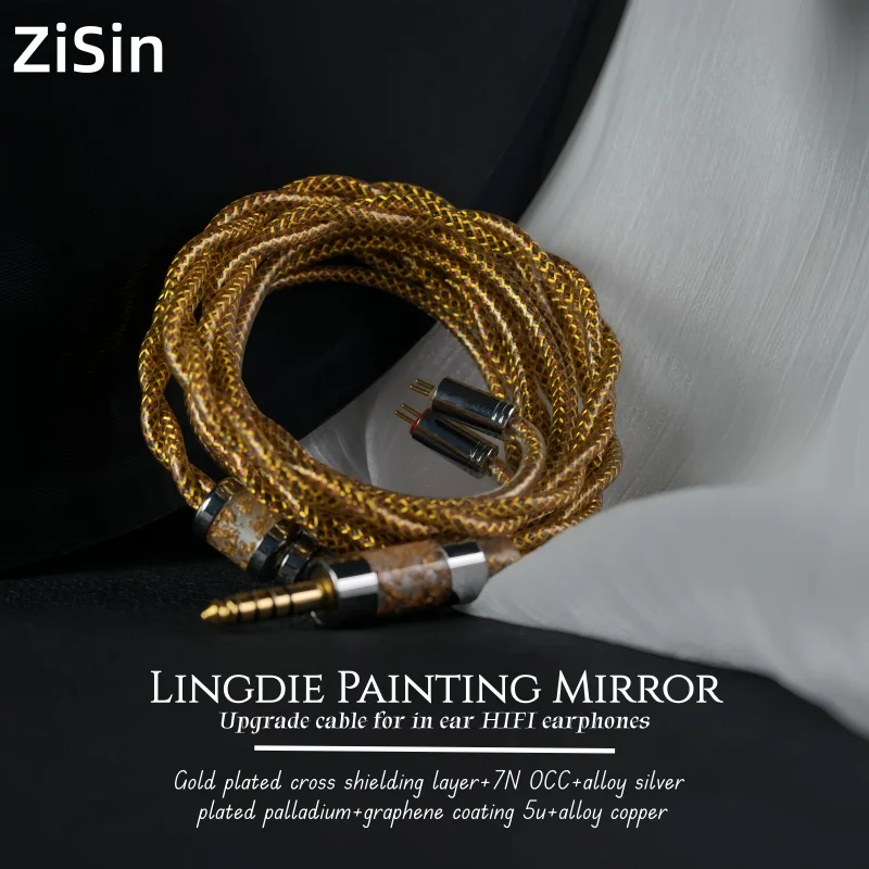 ZiSin-338IEMcable3.5 stereo/2.5/4.4mm balanced gold-plated plug interface with0.78 2pin/MMCX/dual 3.5mm suitable for Meze109 PRO
ZiSin-338IEMcable3.5 stereo/2.5/4.4mm balanced gold-plated plug interface with0.78 2pin/MMCX/dual 3.5mm suitable for Meze109 PRO
