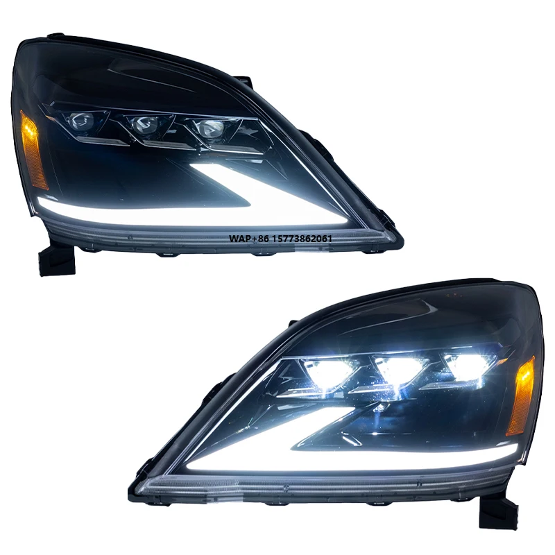 2 Pieces for GX Headlights 2003 2004 2009 Auto Parts GX470 LED Headlight Plug and Play LED Head Lamp Light DRL Assembly
2 Pieces for GX Headlights 2003 2004 2009 Auto Parts GX470 LED Headlight Plug and Play LED Head Lamp Light DRL Assembly