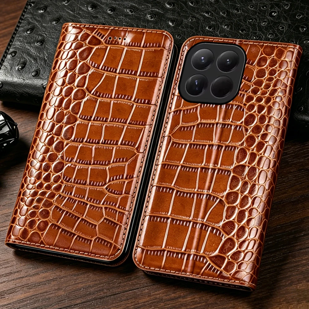 Genuine Leather Crocodile Wallet Flip Case for Xiaomi 15 15s 15T Pro Ultra Retro Book Style Card Slots Shockproof Phone Cover
Genuine Leather Crocodile Wallet Flip Case for Xiaomi 15 15s 15T Pro Ultra Retro Book Style Card Slots Shockproof Phone Cover
