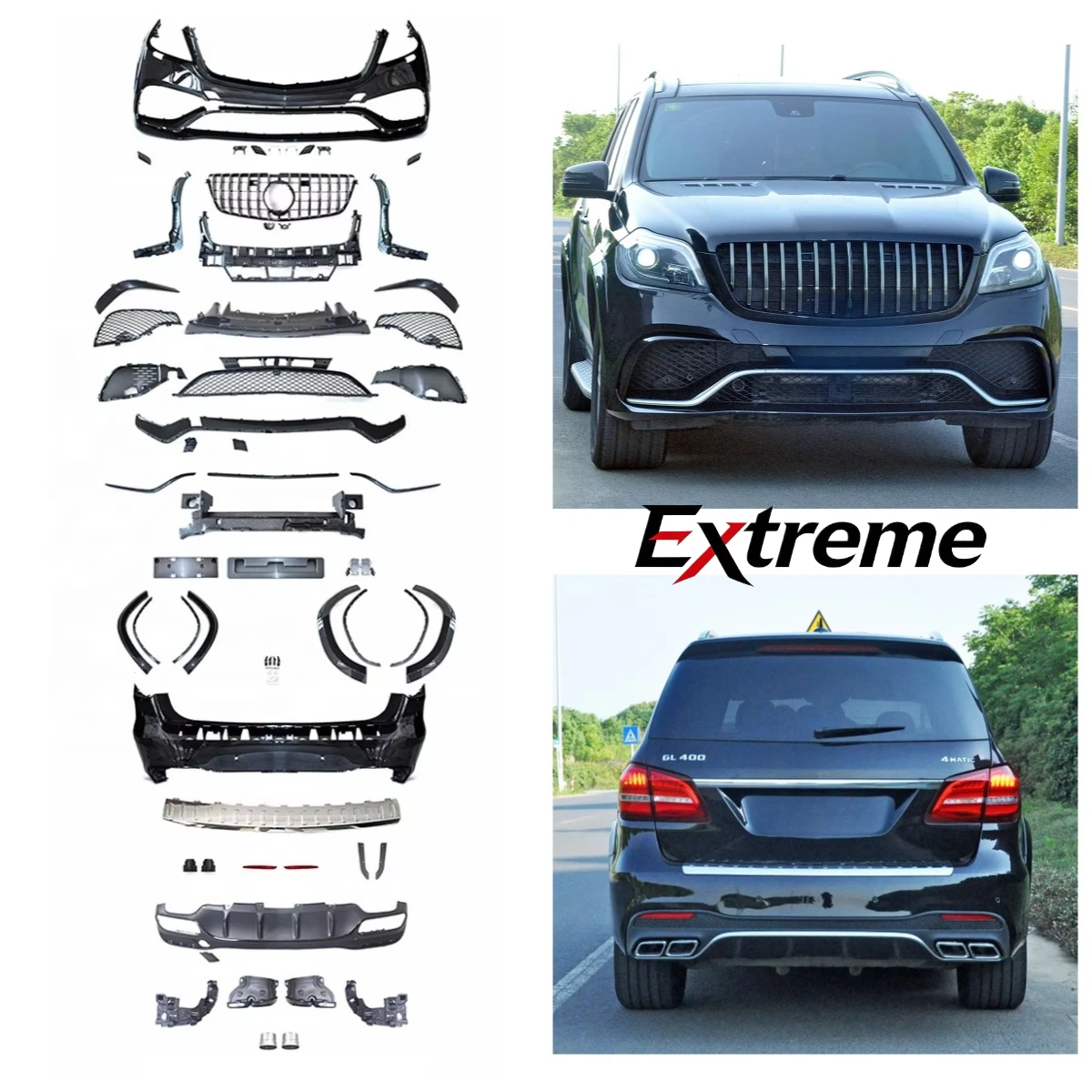 Hot Selling Body Kit Wholesale Automotive Parts for 2012-2015 Mercedes benz GL400 GL500 Modified GLS63 CAR Bumper With Grille
Hot Selling Body Kit Wholesale Automotive Parts for 2012-2015 Mercedes benz GL400 GL500 Modified GLS63 CAR Bumper With Grille