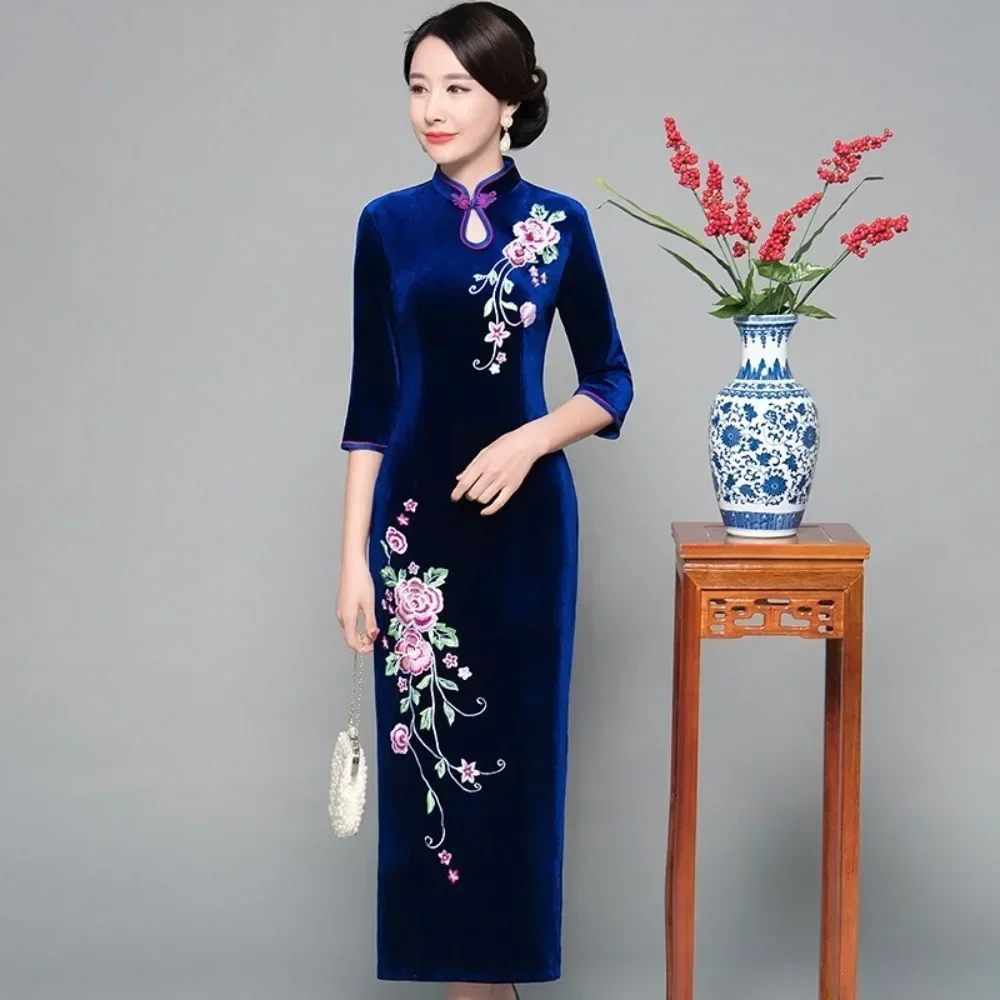 Traditional Chinese Clothing Cheongsams Fashion Clothes Dress for Women Clothing Streetwear Chinese Qipao Ethnic Style Vintage
Traditional Chinese Clothing Cheongsams Fashion Clothes Dress for Women Clothing Streetwear Chinese Qipao Ethnic Style Vintage