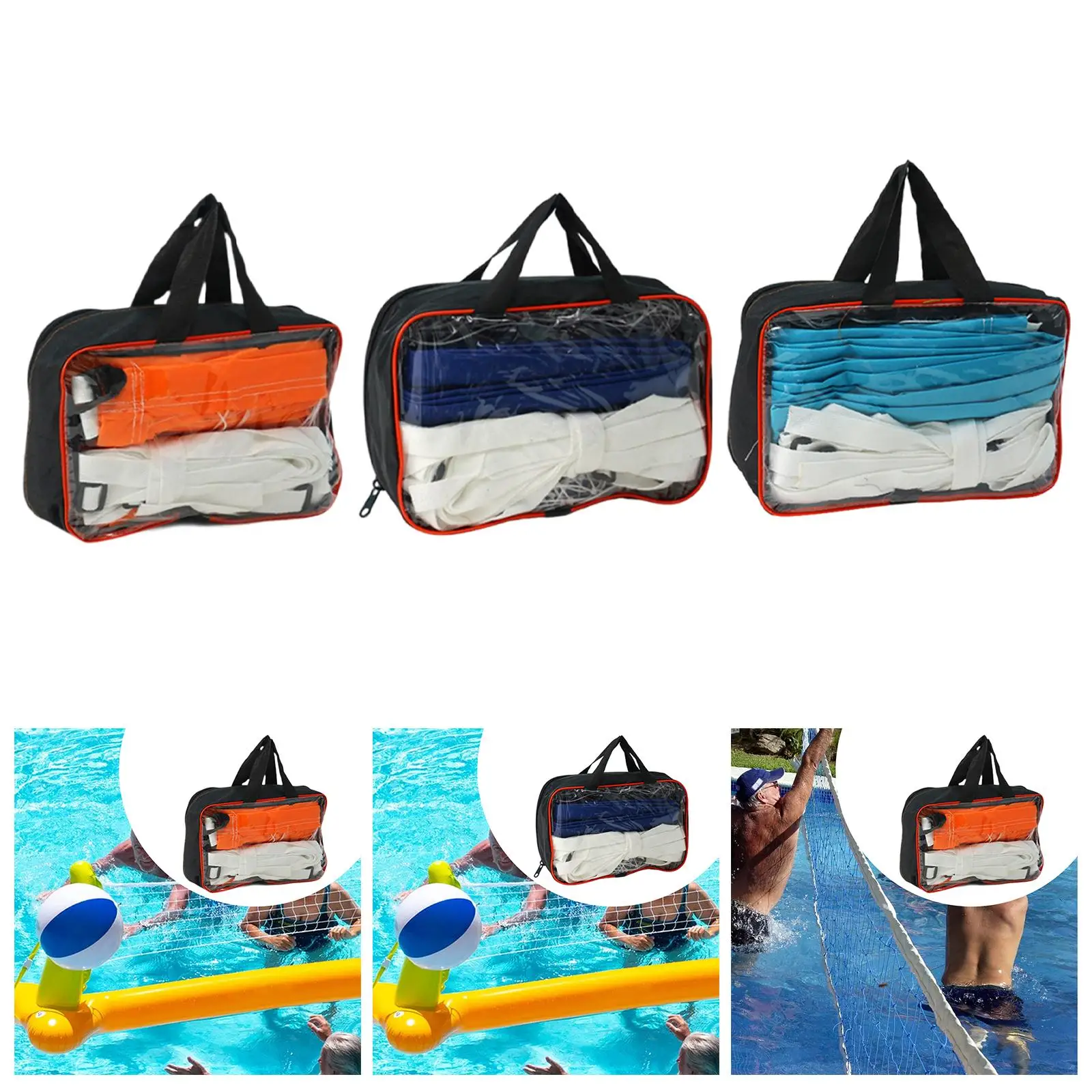 Pool Volleyball Net Portable Foldable Easy Setup Training Net with Storage Bag for Pool Outdoor Backyard Lawn
Pool Volleyball Net Portable Foldable Easy Setup Training Net with Storage Bag for Pool Outdoor Backyard Lawn