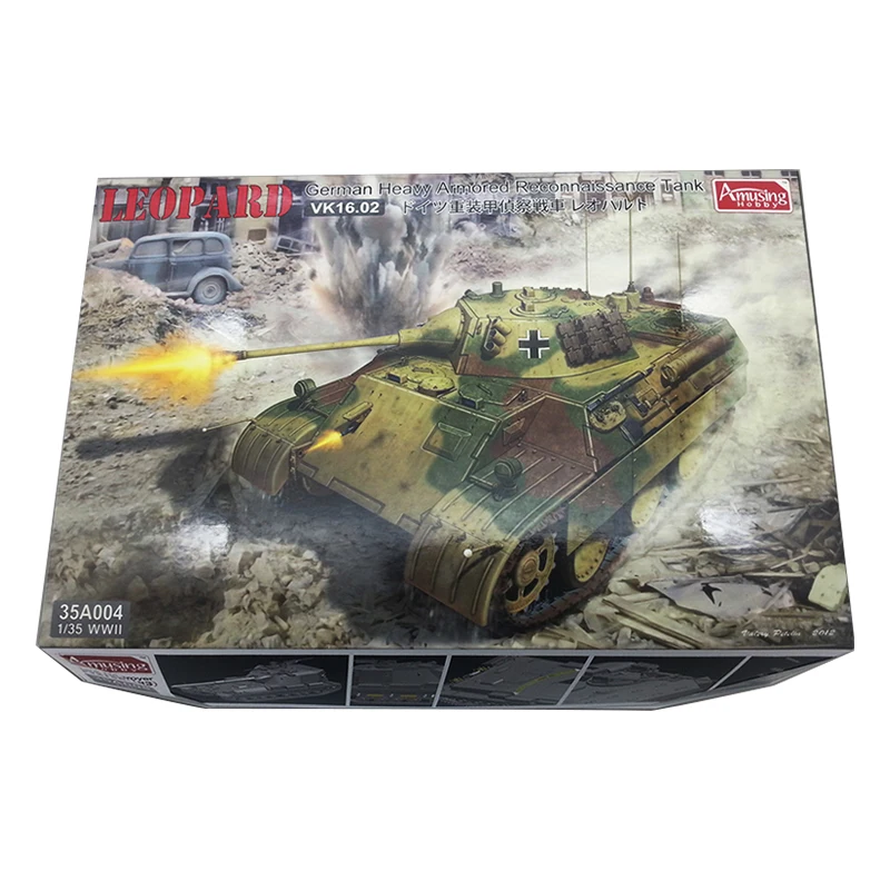 Amusing Hobby Scale Model Kit 35A004 1/35 German Heavy Armored Reconnaissance Tank Leopard VK16.02
Amusing Hobby Scale Model Kit 35A004 1/35 German Heavy Armored Reconnaissance Tank Leopard VK16.02