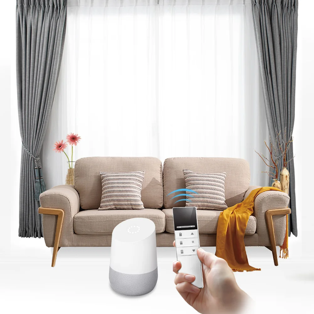 RAEX 2023 White Aluminum Alloy Smart Electronic Technology Automatic Motorized Drapery Curtain Remote Control 5 Years Warranty
RAEX 2023 White Aluminum Alloy Smart Electronic Technology Automatic Motorized Drapery Curtain Remote Control 5 Years Warranty