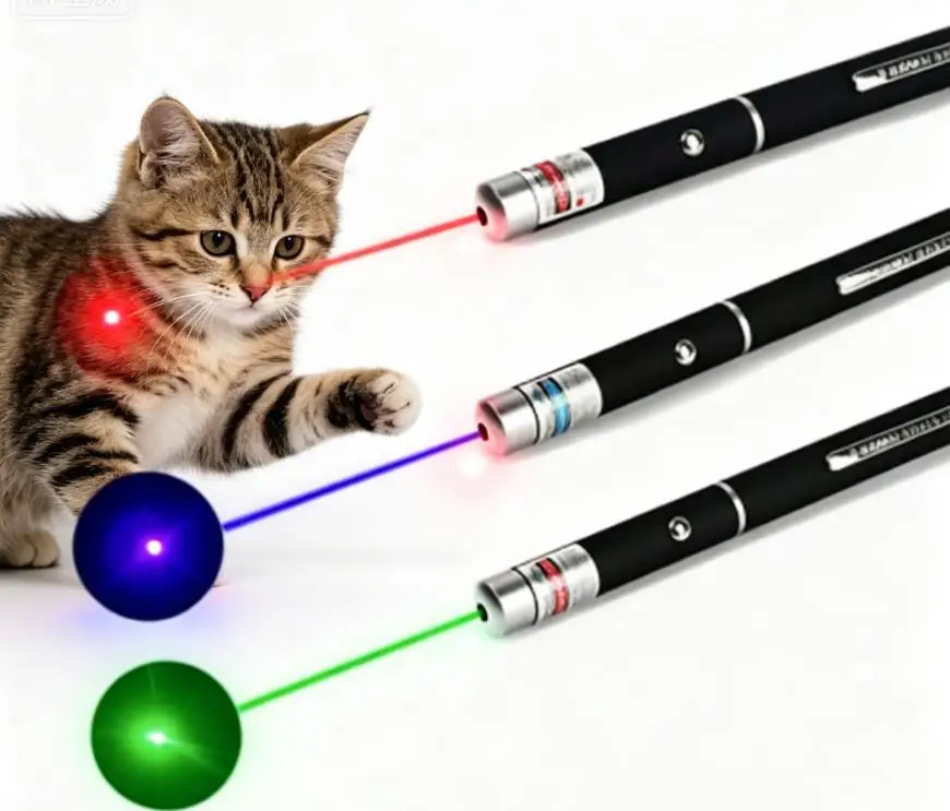 Laser Pointer Red Green Purple Three-color Laser Pointer Projection Teaching Demonstration Pen Toys for Pets and Cats
Laser Pointer Red Green Purple Three-color Laser Pointer Projection Teaching Demonstration Pen Toys for Pets and Cats