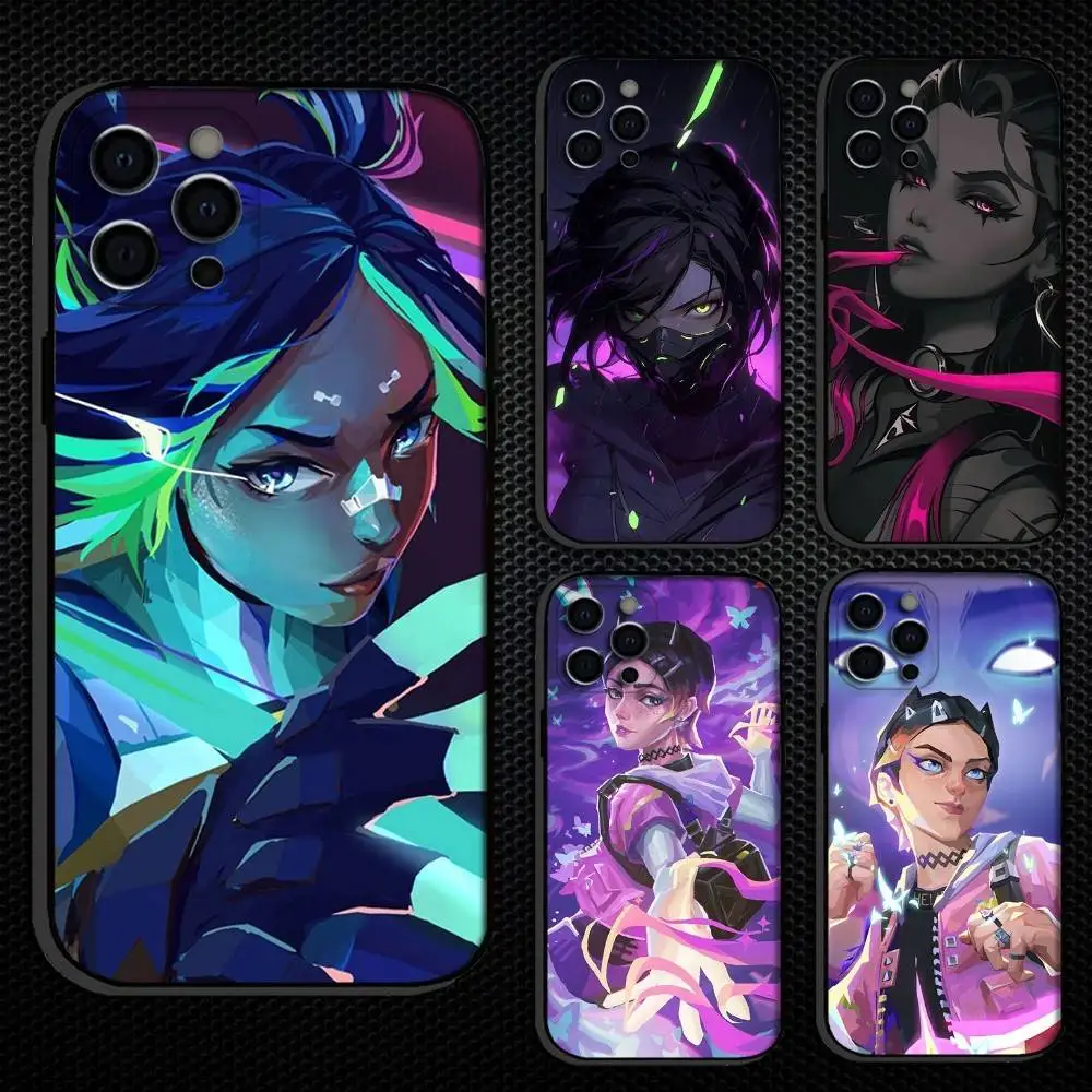 V-Valorant Game Coo Phone Case For iPhone 16,15,14,13,12,11 Plus,Pro Max, Others Soft Black Cover
V-Valorant Game Coo Phone Case For iPhone 16,15,14,13,12,11 Plus,Pro Max, Others Soft Black Cover