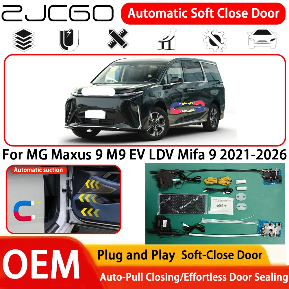 for MG Maxus 9 M9 EV LDV Mifa 9 2021-2026 Car OEM Plug and Play Automatic Electric Soft Close Door Comfort Closing System
for MG Maxus 9 M9 EV LDV Mifa 9 2021-2026 Car OEM Plug and Play Automatic Electric Soft Close Door Comfort Closing System 