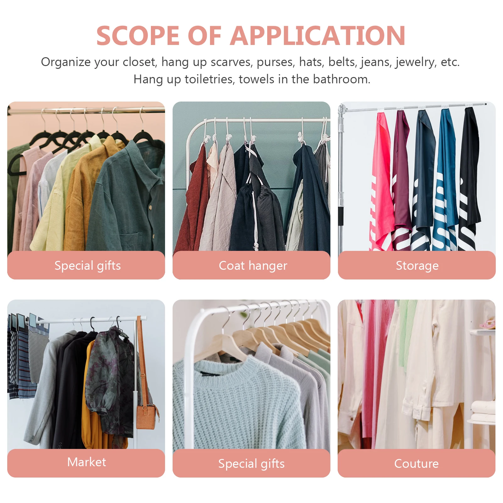 40Pcs S Hooks Plastic Organizer for Headband Scrunchies Bathroom Towels Clothing Hanging S-Shape Hook S Hooks
40Pcs S Hooks Plastic Organizer for Headband Scrunchies Bathroom Towels Clothing Hanging S-Shape Hook S Hooks