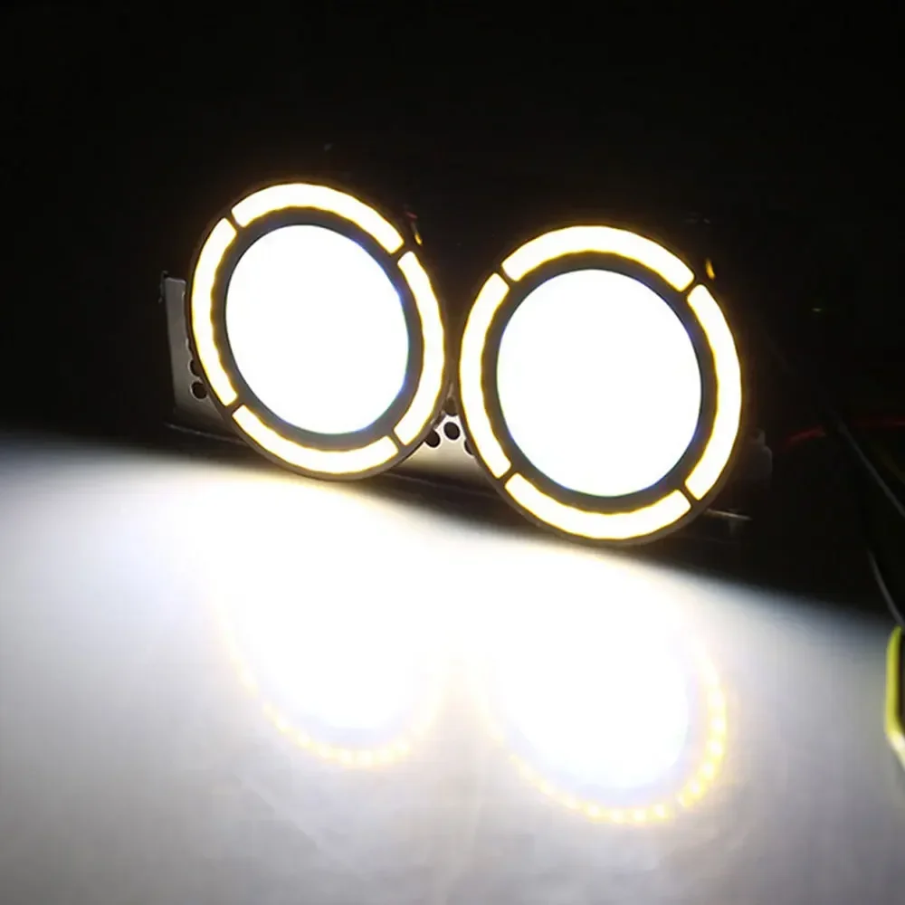 2pcs LED Aluminum Car COB Daytime Running Lights Car Driving Lamp Waterproof Auto Dual Color Lamp Automotive Lights Accessories
2pcs LED Aluminum Car COB Daytime Running Lights Car Driving Lamp Waterproof Auto Dual Color Lamp Automotive Lights Accessories
