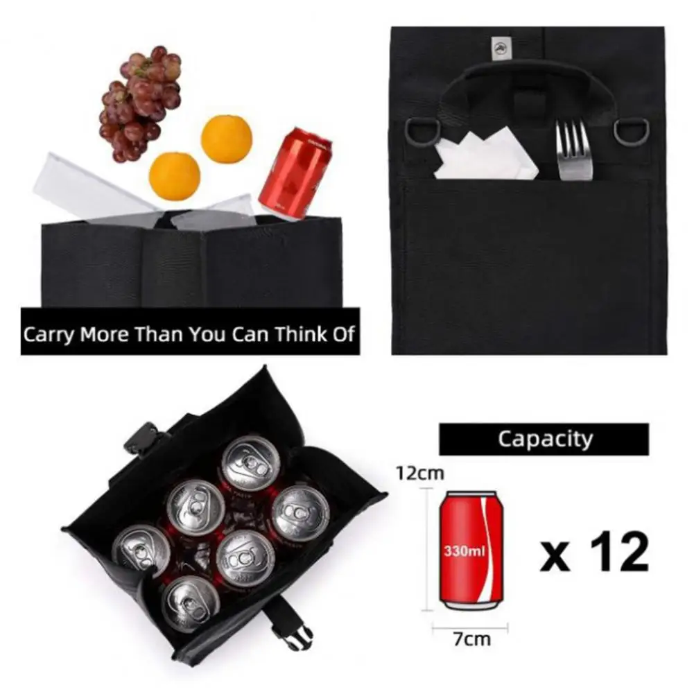 Picnic Food Bag Portable Large Capacity Oxford Cloth Hiking Insulated Lunch Box Camping Accessories
Picnic Food Bag Portable Large Capacity Oxford Cloth Hiking Insulated Lunch Box Camping Accessories