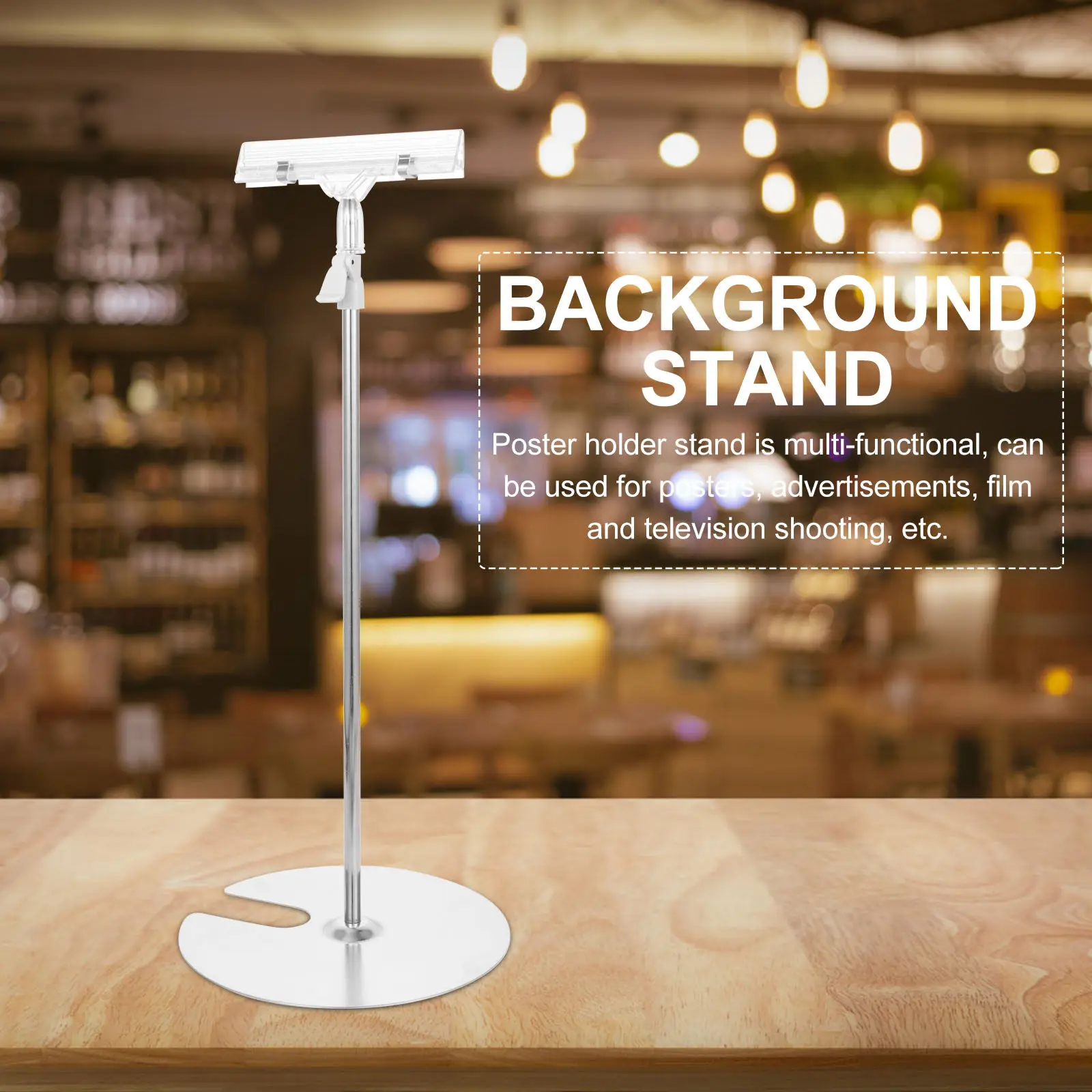 L-Shaped Poster Stand Metal ABS Stable Design Advertising Display Rack for Retail Restaurants Trade Shows Background Stand
L-Shaped Poster Stand Metal ABS Stable Design Advertising Display Rack for Retail Restaurants Trade Shows Background Stand