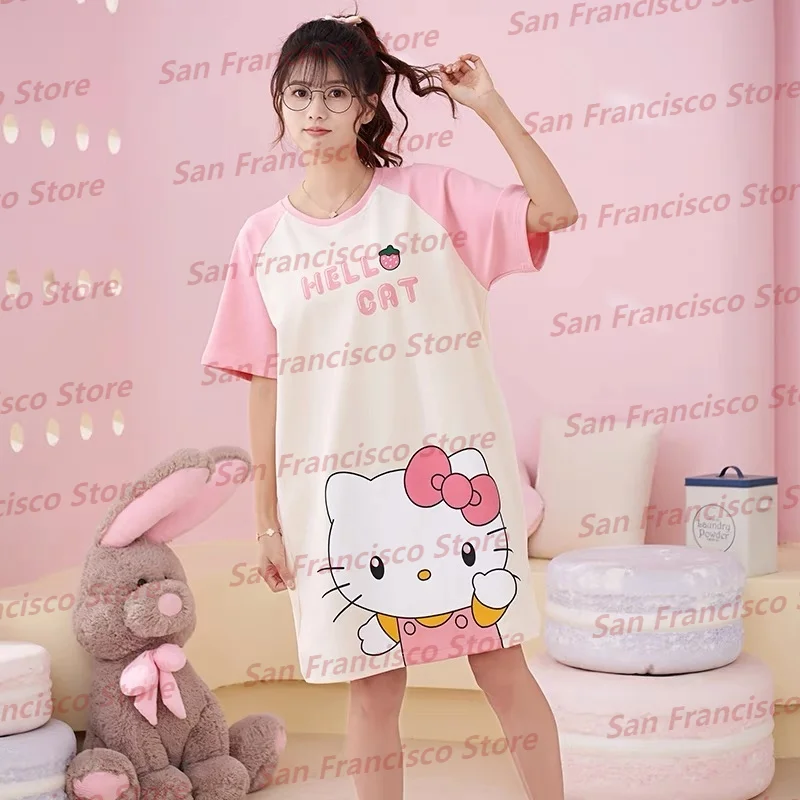 24 Miniso Summer New Girl Sanrio Hello Kitty Cute Cartoon Pink Casual Breathable Dress KID/Adult Parent-Child Home Pajama Dress
24 Miniso Summer New Girl Sanrio Hello Kitty Cute Cartoon Pink Casual Breathable Dress KID/Adult Parent-Child Home Pajama Dress