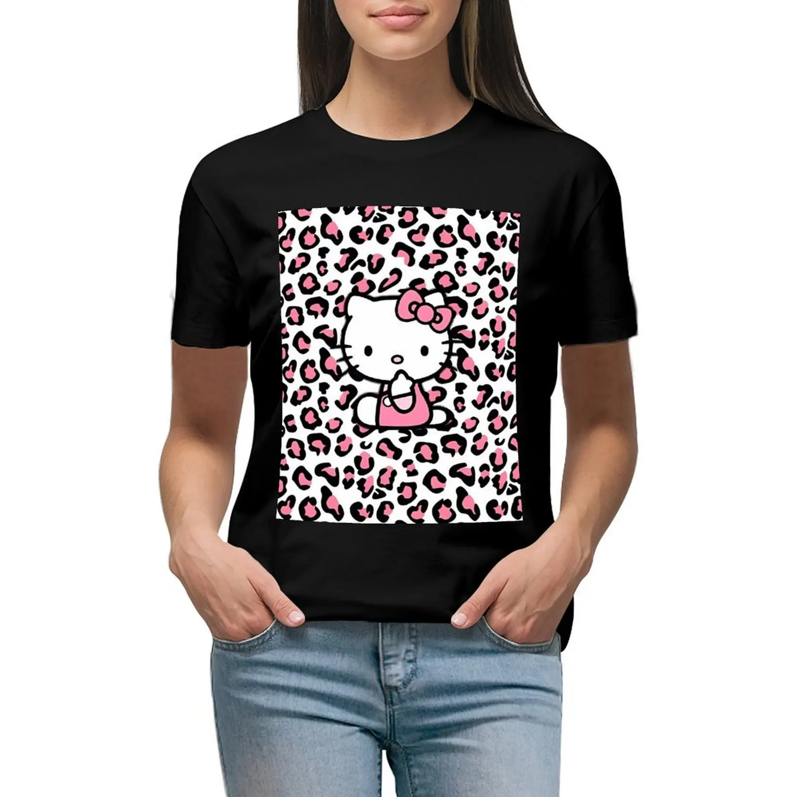 Модная женская одежда Sanrio Hello футболка Китти Y2k, летние повседневные милые футболки, одежда
Модная женская одежда Sanrio Hello футболка Китти Y2k, летние повседневные милые футболки, одежда