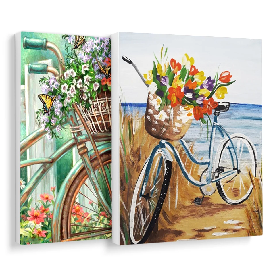 RUOPOTY Painting By Numbers Acrylic Bicycle flowers Acrylic Paints Drawing hobby Color Markers Arte Paint Kit Wall Art Picture
RUOPOTY Painting By Numbers Acrylic Bicycle flowers Acrylic Paints Drawing hobby Color Markers Arte Paint Kit Wall Art Picture