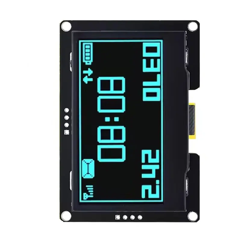A13E-для Arduino UNO R3, совместимый с 2,42-дюймовым OLED-дисплеем, модуль ЖК-экрана 128X64 HD, SSD1309, 4-контактный последовательный интерфейс IIC
A13E-для Arduino UNO R3, совместимый с 2,42-дюймовым OLED-дисплеем, модуль ЖК-экрана 128X64 HD, SSD1309, 4-контактный последовательный интерфейс IIC