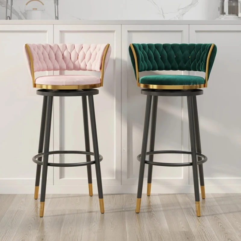 Metal Adjustable Bar Chairs Nordic Luxury Designer Counter Women Bar Stools Kitchen Swivel Bancos Para Barra De Cocina Furniture
Metal Adjustable Bar Chairs Nordic Luxury Designer Counter Women Bar Stools Kitchen Swivel Bancos Para Barra De Cocina Furniture