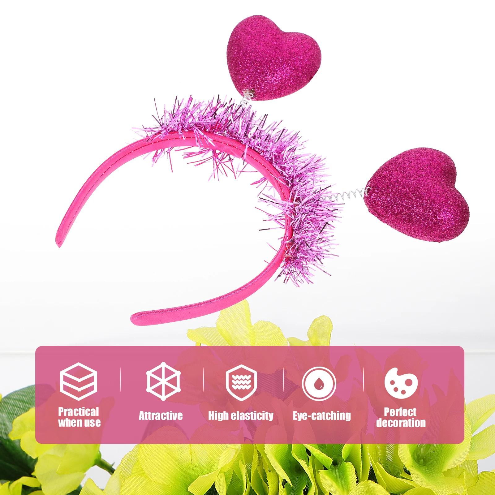 2Pcs Heart Shaped Hair Hoops Valentine Day GiftRed Accessories Wedding Photo Props Lightweight Material Hair Band
2Pcs Heart Shaped Hair Hoops Valentine Day GiftRed Accessories Wedding Photo Props Lightweight Material Hair Band