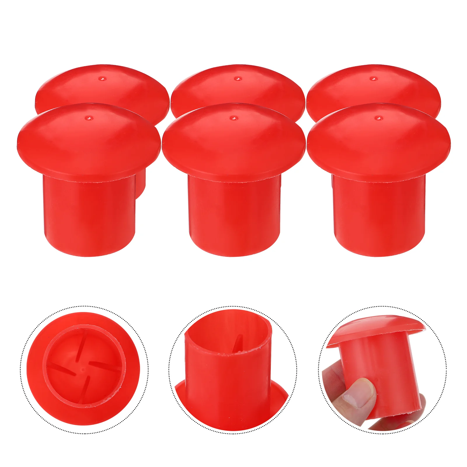 30 Pcs Steel Cap Rebar Cover Stickers Tie Protection Caps Covers Plastic for Mushroom Safety Work
30 Pcs Steel Cap Rebar Cover Stickers Tie Protection Caps Covers Plastic for Mushroom Safety Work