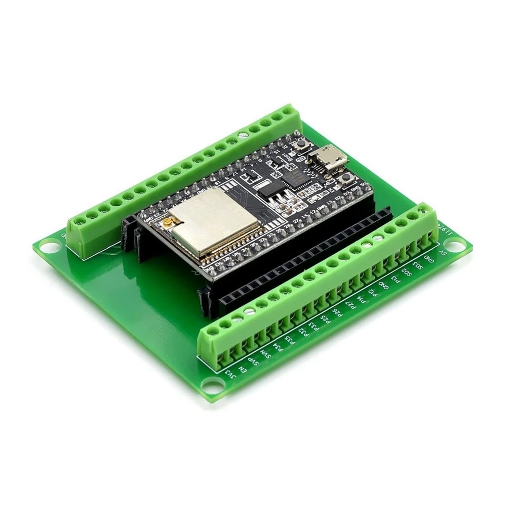 # 652P ESP32 Коммутационная плата Плата расширения ESP32 GPIO 1 в 2 для 38 контактов ESP32S ESP32 ESP-WROOM-32 Макетная плата (зеленая)
# 652P ESP32 Коммутационная плата Плата расширения ESP32 GPIO 1 в 2 для 38 контактов ESP32S ESP32 ESP-WROOM-32 Макетная плата (зеленая)