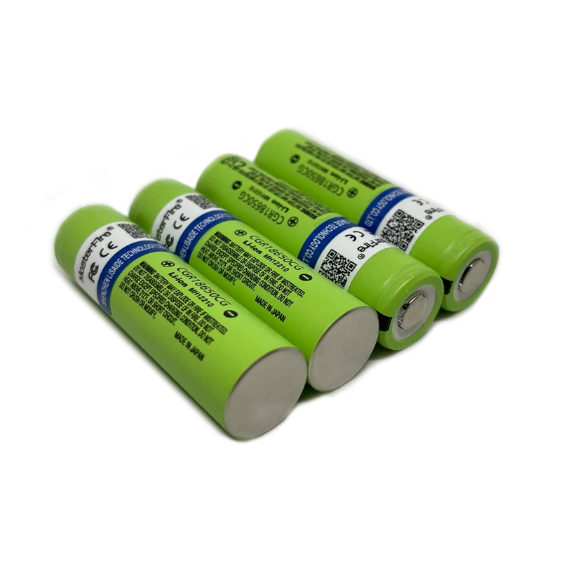 4pcs/lot MasterFire 18650 2250mah CGR18650CG 3.7V Rechargeable Industrial Control Instruments and Equipment Lithium Battery Cell
4pcs/lot MasterFire 18650 2250mah CGR18650CG 3.7V Rechargeable Industrial Control Instruments and Equipment Lithium Battery Cell