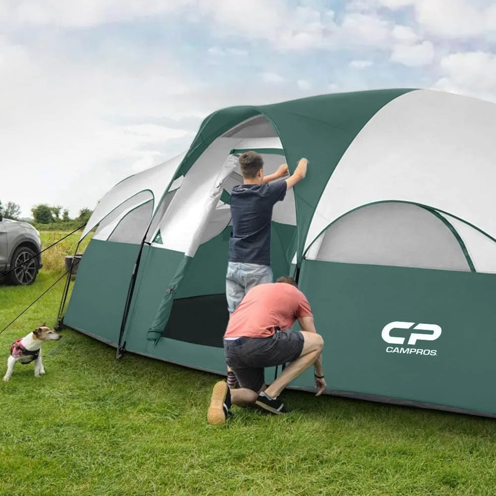 Camping Tents,5 Large Mesh Windows,Double Layer,Divided Curtain for Separated Room,Portable with Carry Bag,Tent.
Camping Tents,5 Large Mesh Windows,Double Layer,Divided Curtain for Separated Room,Portable with Carry Bag,Tent.
