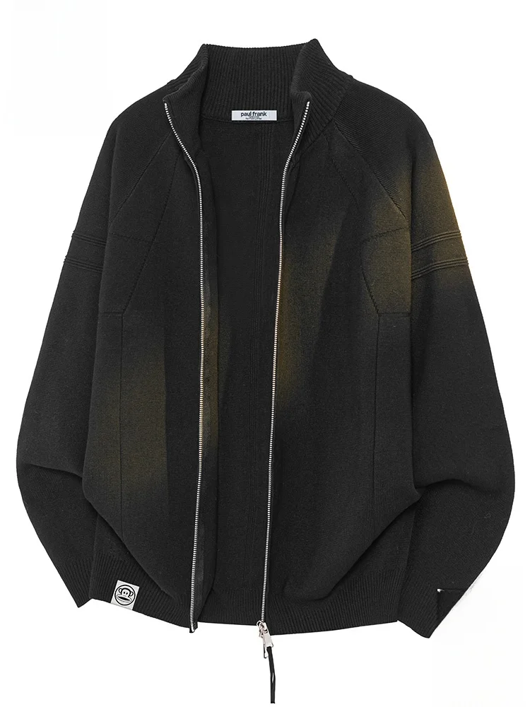 Мужской повседневный вязаный свитер Paul Frank с воротником-стойкой, свободного кроя, осенняя верхняя одежда из полиэстера, с длинными рукавами, на молнии
Мужской повседневный вязаный свитер Paul Frank с воротником-стойкой, свободного кроя, осенняя верхняя одежда из полиэстера, с длинными рукавами, на молнии