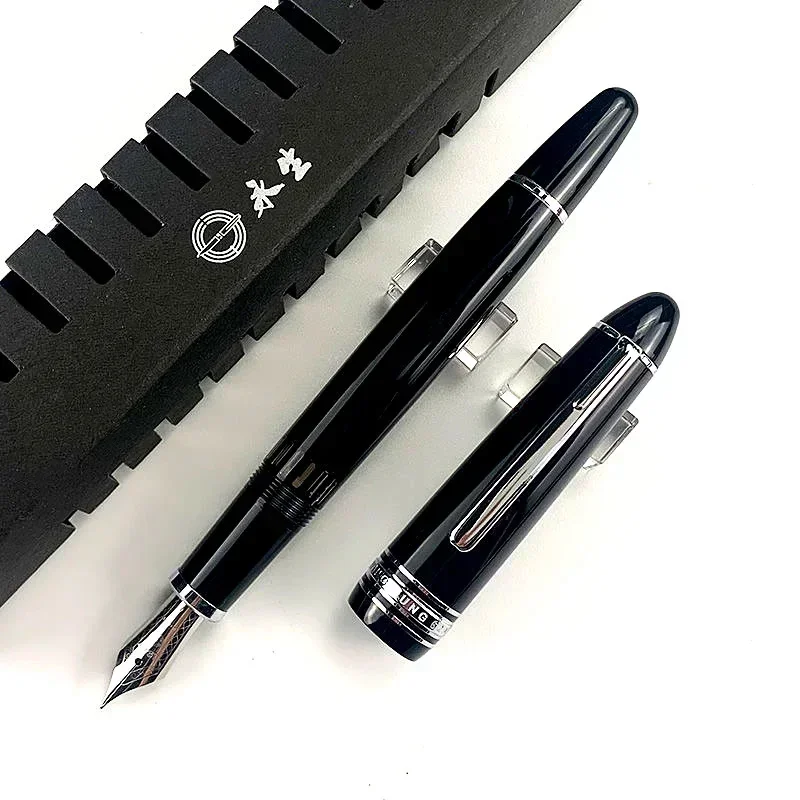 Luxury Wingsung 629 Ink Pens Piston Filling Classics Fountain Pens Black Blue Resin Business Office Writing Gift Stationery
Luxury Wingsung 629 Ink Pens Piston Filling Classics Fountain Pens Black Blue Resin Business Office Writing Gift Stationery