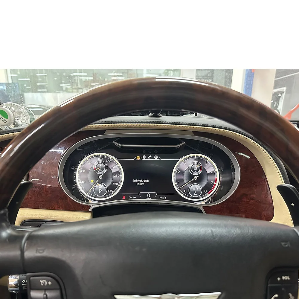 12.3Inch For Bentley Flying Spur Continental GT 2005-2019 Speedometer Dashboard Full LCD CarPlay Digital Instrument Cluster
12.3Inch For Bentley Flying Spur Continental GT 2005-2019 Speedometer Dashboard Full LCD CarPlay Digital Instrument Cluster