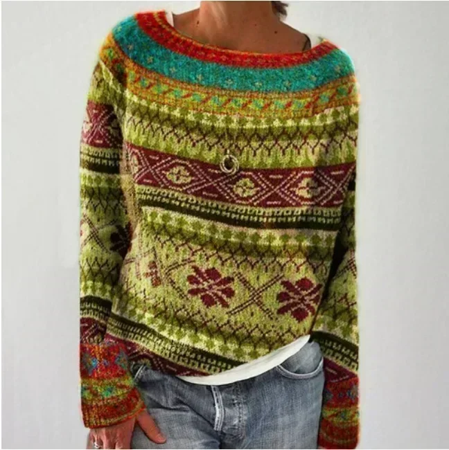 Spring Knitted Women Sweater O-neck Long Sleeve Warm Loose Oversize Sweaters Female Winter New Casual Elegant Lady Clothes
Spring Knitted Women Sweater O-neck Long Sleeve Warm Loose Oversize Sweaters Female Winter New Casual Elegant Lady Clothes