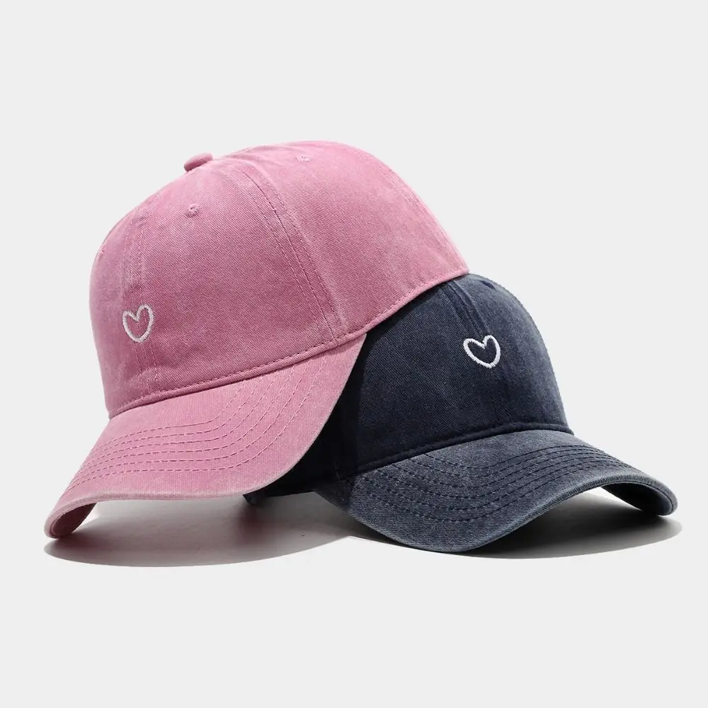 Simple Soft Top Embroidered Heart Baseball Cap Retro Thin Washed Cotton Baseball Cap Cute Peaked Cap Shade Hat Girl
Simple Soft Top Embroidered Heart Baseball Cap Retro Thin Washed Cotton Baseball Cap Cute Peaked Cap Shade Hat Girl
